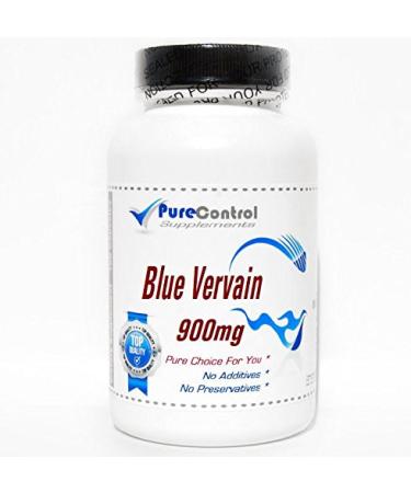 Blue Vervain 900mg // 180 Capsules // Pure // by PureControl Supplements