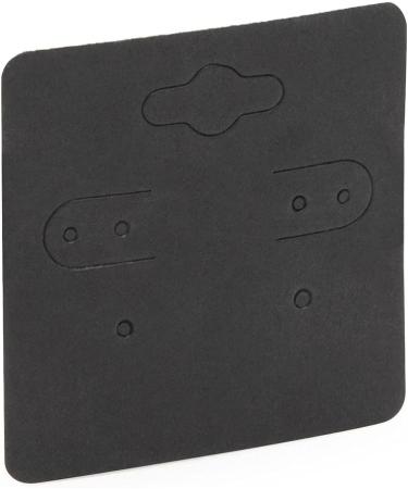 Earring Display Card Holders - 2x2 Black (200 Pack) for Jewelry Ear Studs - Buy Online on GoSupps.com
