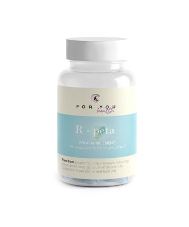 for You Health R-Peta L-Lysine Complex with Vitamin B6 Vitamin C Zinc 60 Capsules Supplement for Immune Support Vegan