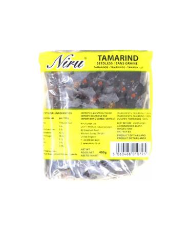 Niru | Tamarind Seedless 400G | All Natural | No Colour | No Preservatives | Superior Taste | Indian Origin