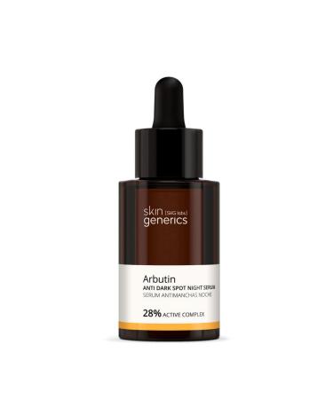 Skin Generics | Anti-Blemish Facial Serum 30% Arbutin | 30ml | Melanin Regulating Serum that Promotes Skin Whitening | Anti-Ageing Serum without Parabens or Paraffins | 100% Vegan Anti-Dark-Spot Serum