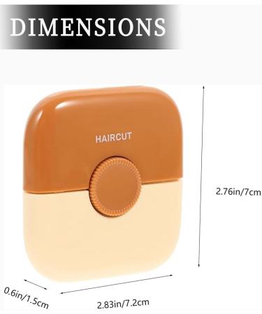 AORHOFJ 2 Pieces 2 in 1 Hair Clippers Open Ends Hair Clipper Manual Hair Clipper Double Sided Design with Cover for Trimming and Styling Fine Hair Cuts Split Ends Hair - Buy Online on GoSupps.com