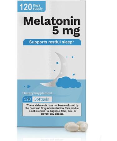 Nutra Nutrition Melatonin 5 mg 120 Small, Easy-to-Swallow Softgels Natural Sleep Supplement Non-Habit Forming Formula Promotes Nighttime Relaxation and Sleep Aid 120-Day Supply - Buy Online on GoSupps.com