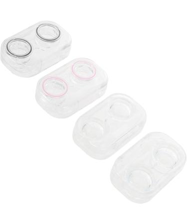 Solustre 16-Piece Contact Lens Container Cleaning Tools Set - Travel Storage with Clear Stand & Makeup Mirror - Bulk Available - Buy Online on GoSupps.com