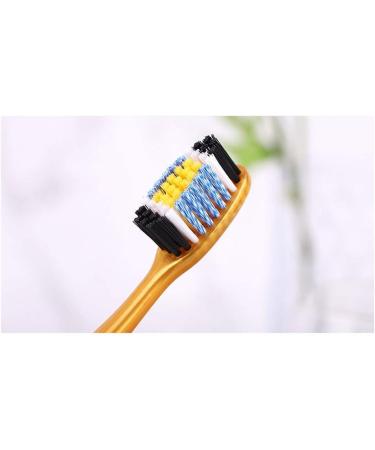 Zumaha 4-Pack Medium-Hard Bristle Toothbrushes - Ergonomic Design Travel-Friendly Ideal for Men & Women - Buy Online on GoSupps.com