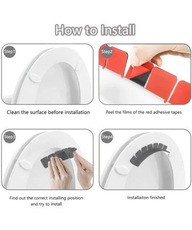 2PCS Magoog Pee Guard - New Model for Adults, Elderly, Disabled, Potty-training - Prevent Pee Splash with Toilet Guard (Black) - Buy Online on GoSupps.com