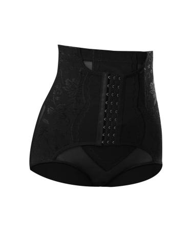 Healifty 1pc Corset Slimming Belt Waisted for Lost Control Firm Womens Adjustable Shapers Panties Sauna Black Postpartum Belts Short Trimmer Underwear Cincher Abdominal Body Trainer High Black L