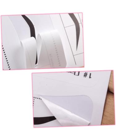 Beavorty 30 Pcs eye brow stencils on Eyebrow template shaping tools eyebrow card eyebrow trimming set - Buy Online on GoSupps.com