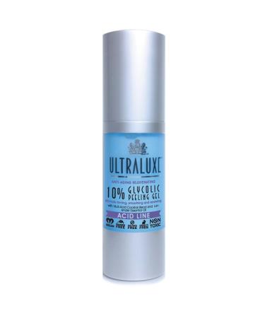 ULTRALUXE SKIN CARE Anti-Aging Rejuvenating 10% Glycolic Peeling Gel 1 oz