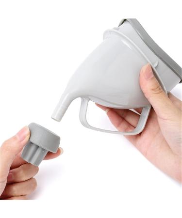 Portable Urinals Outdoor Car Travel Portable Adult Urinal Unisex Potty Pee Funnel Peeing Standing Man Woman Toilet Portable Urinal Grey for Men Women (Color : Grey) - Buy Online on GoSupps.com