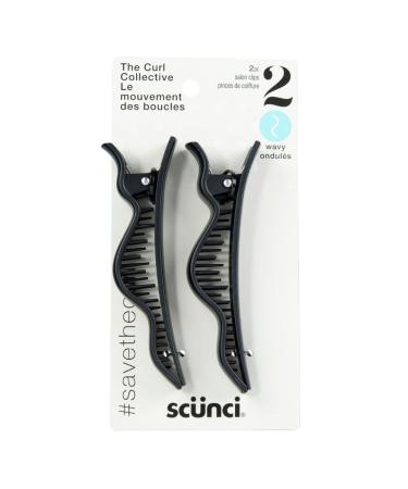CURL COLLECTIVE 2 PK WAVY SALON CLIPS