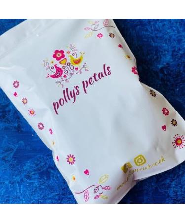 Edible 'Pixie Blush' Yellow Marigold Pink Rose with Blue Cornflower Dried Flower Petal Mix - 50g - Food Grade - Culinary - Cake - Bake - Decoration (312) - Buy Online on GoSupps.com