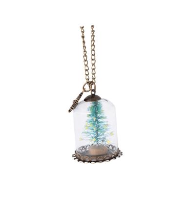 HAPINARY Tree Pendant Necklace Holiday Necklace diamond choker necklace for women chain pendant jewelry accessories christmas tree lovers