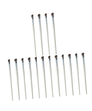 Ipetboom 16 Pcs Nose Shadow Brush Eyeshadow Contour Brush Eyebrow Brush Makeup Brush Gold Make up mediumx4pcs As Shownx4pcs