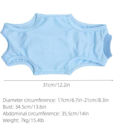 AHEOVSD Cat Recovery Onesie Cat Recovery Shirt Professional Cat Recovery Suit for Cats and Dogs After Surgery Wear Anti Licking Wounds (Blue M) - Buy Online on GoSupps.com