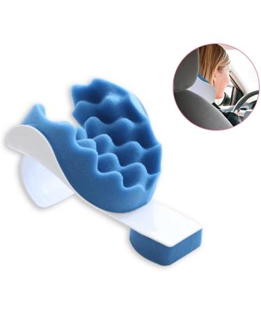 Neck Support Tension Reliever Neck Shoulder Relaxer Blue Sponge Releases Muscle Tension Relieves Tightness Soreness Neck and Shoulder Relaxer Cervical Traction Device Pillow Neck - Buy Online on GoSupps.com