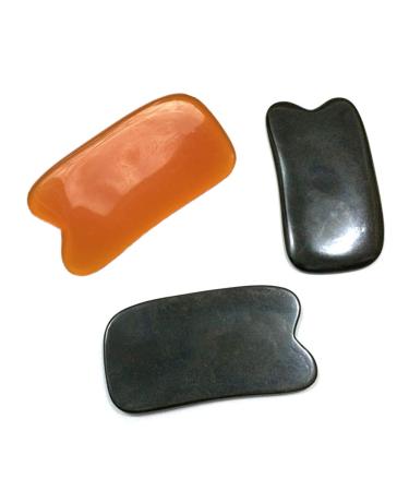 Buy Face Massage Tool - Acupuncture Scraper for Facial & Body Spa Treatment - Skin Care at Home (Orange - Buy Online on GoSupps.com