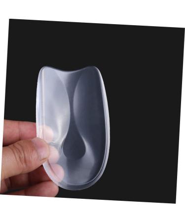 GLEAVI U Shape Heel Pads - Transparent Cushion for Optimal Comfort | 1 Pair Heel Cushions for Foot Support - Buy Online on GoSupps.com