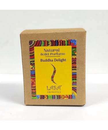 ANANYA FASHION & CRAFTS HUB Buddha Delight Natural Solid Perfume Beeswax Long Lasting Body Fragrance Balm Solid State Eau De Perfum in Wooden Jar 6 gm - Buy Online on GoSupps.com