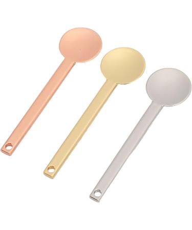 Spatules cosm tiques en m tal Rond T te de Maquillage Multifonctionnel l ger Spoon 3pcs Taille de Voyage Portable - Buy Online on GoSupps.com
