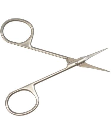 Cuticle Scissors Extra Fine Curved Small Scissors Multi-Purpose Professional Beauty Scissors for Men Women Eyebrow Scissors Eyelash Scissors Trimming Toe Nail Scissors (Straight Tip) Silver Cuticle Straight - Buy Online on GoSupps.com