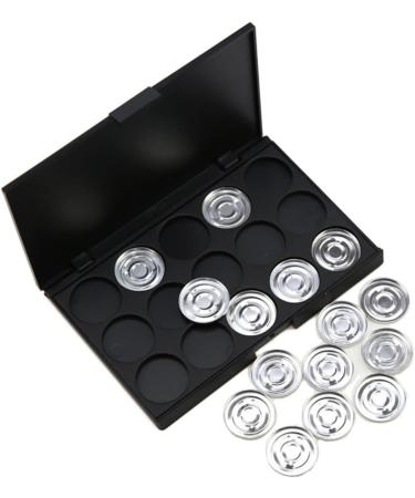 Healvian 2pcs 15 Empty Cosmetic Case Empty Eyeshadow Case Empty Makeup Travel Makeup Case Eyeshadow Palette 1 count (Pack of 1) Silverx2pcs - Buy Online on GoSupps.com