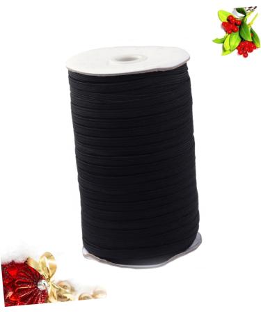 Minkissy Elastic Clothing Strap - Stretchable Black Bungee Cord for Sewing - High Elasticity 9100x0.8cm - DIY Accessories & Decor - Buy Online on GoSupps.com