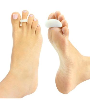 Dr. Pedi Hammer Toe Corrector & Soft Gel Toe Cushions - Hallux Valgus & Claw Toe Straightener - Buy Online on GoSupps.com