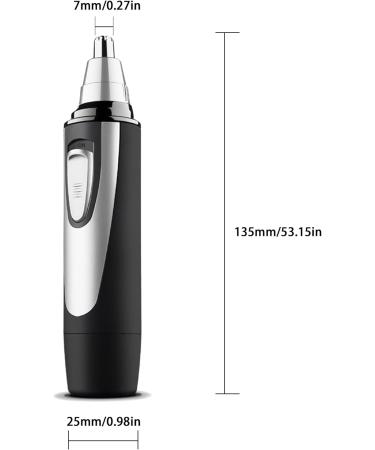 Buy 2-in-1 Cordless Ear & Nose Hair Trimmer - Dual Edge Blades for Facial Hair | International Shipping Available - Buy Online on GoSupps.com