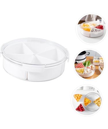 Zerodeko Dried Fruit Plate Lunchbox Nuts Tray Meal Plan Containers Ceramic Clear Snack Container Japan Candy 26X7.5CM White - Buy Online on GoSupps.com