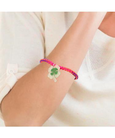 ABOOFAN 20 Pcs Bracelet Patrick Day Bracelet Fortune Wrist Chain Four Leaf Charm Bracelet Shamrock Bracelet Womens Gifts Dainty Bracelet Chain for Girl Miss Jewelry Spring Resin - Buy Online on GoSupps.com
