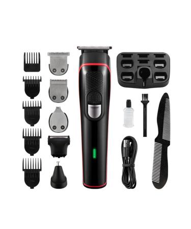 Rechargeable Hair Clippers Electric Hair Clippers Multifunctional Electric Hair Clipper Set As shown D