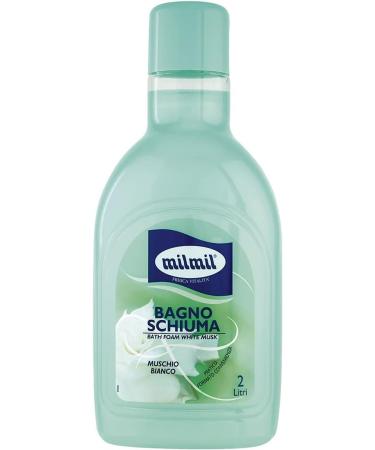Italian Gourmet E.R. Milmil Bath Foam White Musk Fragrance Bath Foam White Musk Fragrance Practical Size Dermatologically Tested 6 x 2000 ml + Italian Gourmet Pulp 400 g - Buy Online on GoSupps.com
