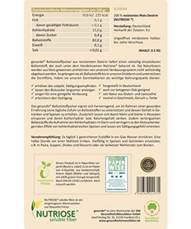 Gesundo Dietary Fibre Powder - Nutriose Resistant Corn Dextrin 200g | Boost Digestive Health & Wellness - International Shipping Available - Buy Online on GoSupps.com