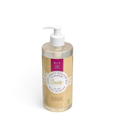 The Corvette La Corvette Liquid soap 3in1 fig leaf face body hair with donkey milk certified organic 500 ml