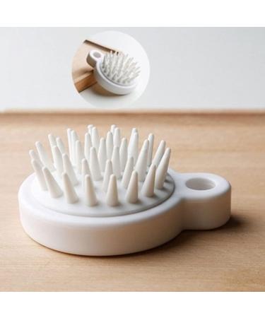 Pointed Lace Silicone Scalp Massage Comb - Acupuncture Point Brush for Hair Care & Shampooing - Detox & Relax - Buy Online on GoSupps.com