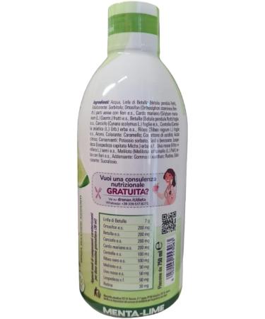 Drenax Forte Plus Mint & Lime - 750 ml Drainage Supplement for Purification & Circulation | International Shipping - Buy Online on GoSupps.com