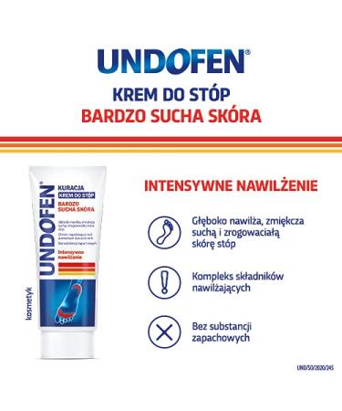 Undofen Kurz Cream 100ml - Intensive Moisturizer for Very Dry Skin | International Shipping - Buy Online on GoSupps.com