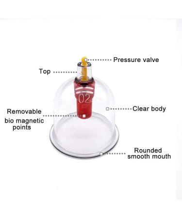 Cupping Therapy Set 32 Therapy Cups Cupping Set with Pump Professional Chinese Acupoint Cupping Therapy Sets Hijama for Cupping Massage Muscle & Joints - Buy Online on GoSupps.com