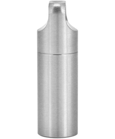 Waterproof Stainless Steel Pillendose Keychain - Survival Pill Bottle for Camping & Outdoors - Buy Online on GoSupps.com