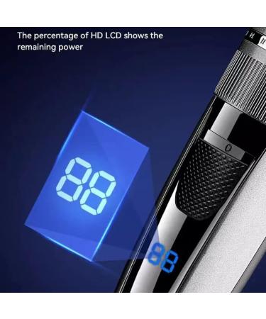Professional Cordless Hair Clippers - Rechargeable Ceramic Blade Hair Cutting Tool with LED Display | ZJJY6528 - Buy Online on GoSupps.com