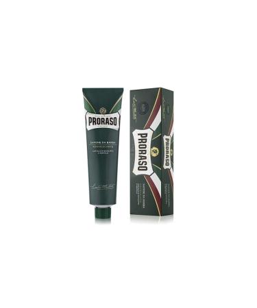 Proraso Proraso Shaving soap in cooling tube 3 x 150 ml dense beard soap creamy and enriched with eucalyptus and menthol oil made in Italy