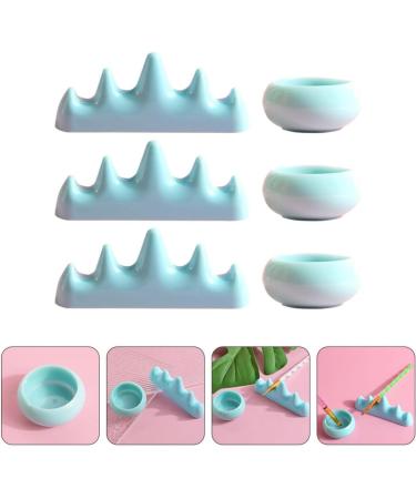 FOMIYES 5 Sets Nail Art Brush Cup Nail Art Supplies Nail Pens Makeup Brush Organizer Sponge Holder Soak Off Bowl Nail Art Cups Makeup Brush Holders for Vanity Manicure Accessories Plastic - Buy Online on GoSupps.com