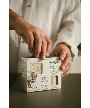 Tartuflanghe - White Truffle Risotto - Carnaroli Rice 250g and Truffle Powder Seasoning 60g - Buy Online on GoSupps.com