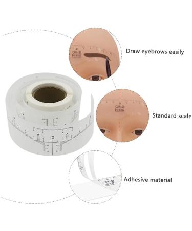 Balacoo 1 Roll Disposable Ruler Makeup Stickers Brow Ruler Sticker Makeup Supplies Woman Guide Ruler - Buy Online on GoSupps.com