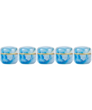 Alipis 5pcs Loose Powder Storage Box Portable Tea Jar Candy Tea Organizer for Tea Bags Sugar Bowl Tinplate