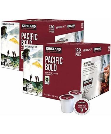 Kirkland Pacific Dark Extra Roast Bold K-Cups 120 K-Cups (240 K-Cups) - Buy Online on GoSupps.com