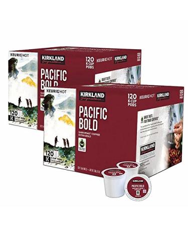 Kirkland Pacific Dark Extra Roast Bold K-Cups 120 K-Cups (240 K-Cups)