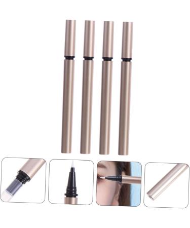 Mipcase 4pcs Eyeliner Empty Eyeliner Pencil Liquid Eyeliner Pen Makeup Tubes Fine Brush Straight Liquid - Buy Online on GoSupps.com