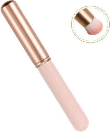 Lip Blending Brush Makeup Brush for Lip Gloss & Lipstick Application Lipstick Applicator Lip Gloss Brush Lip Mask Brush Lip Makeup Lip Balm Aluminum Tube Pink Round Head - Buy Online on GoSupps.com
